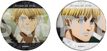 Amazon.co.jp: 進撃の巨人 08 アルミン 場面写第二弾ver. 缶バッジ2個